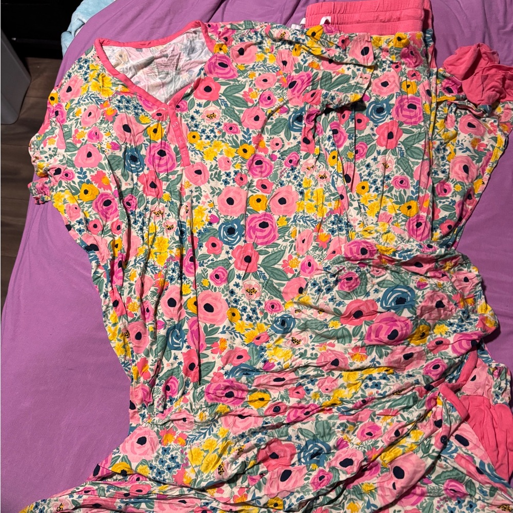 Little Sleepies Floral Pajama Set